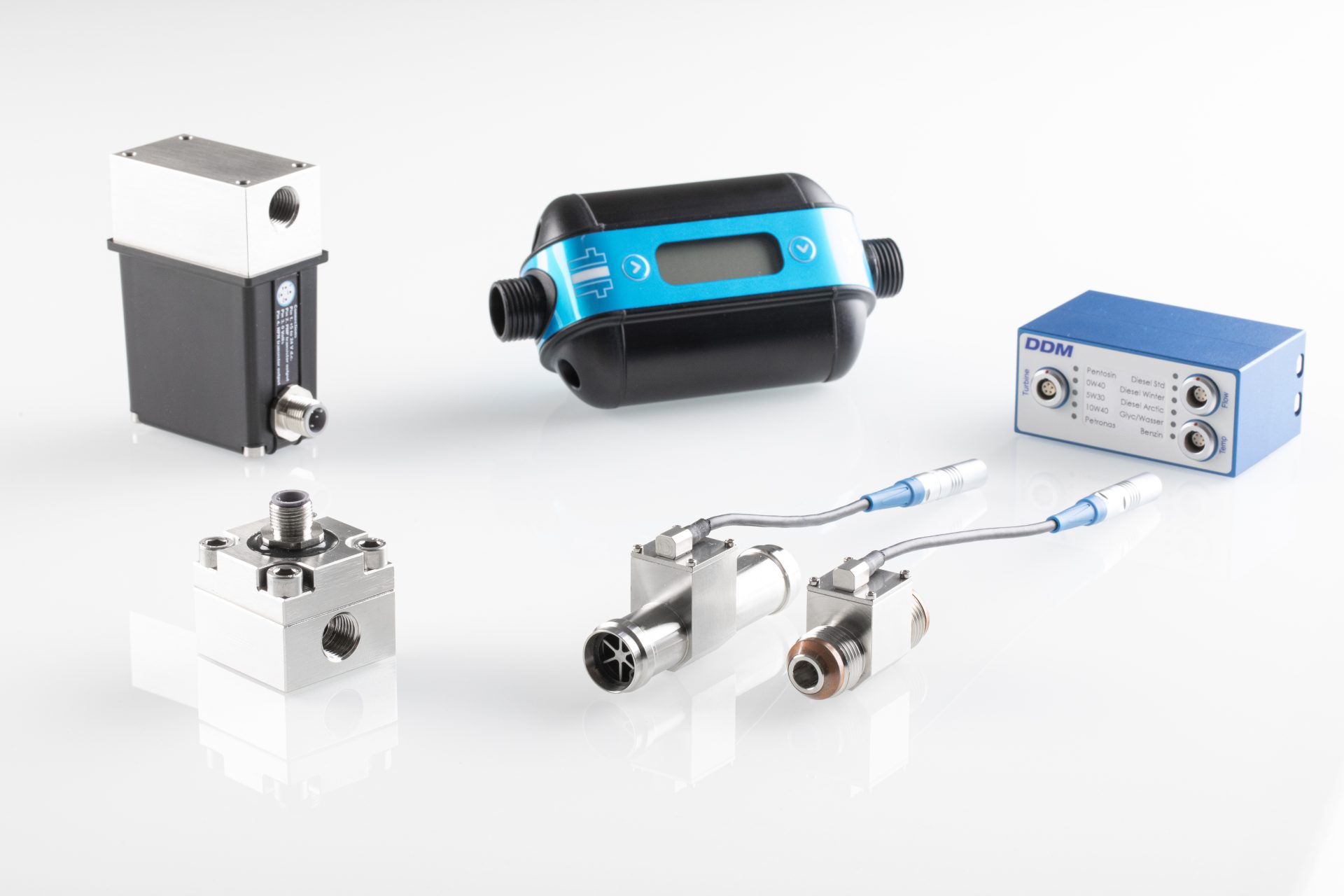 Pressure sensors, flow measurement technology and calibration